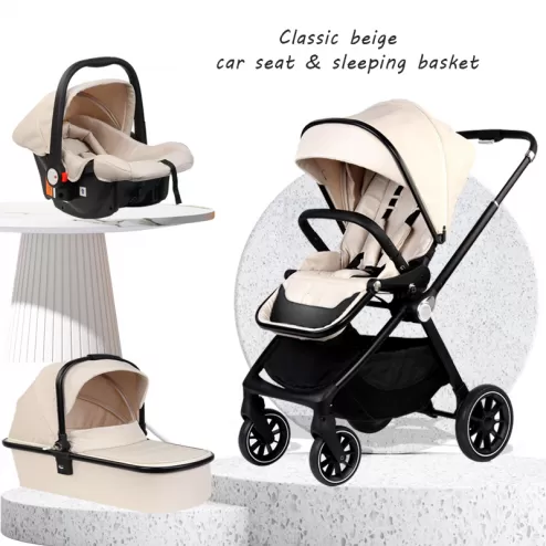 Luxury Baby Stroller 3 In 1